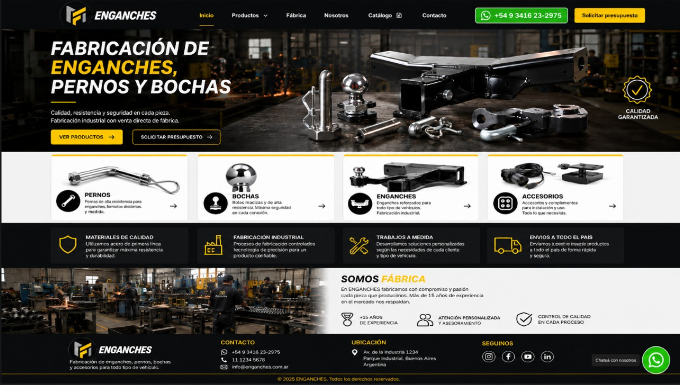 Ejemplo de página web
